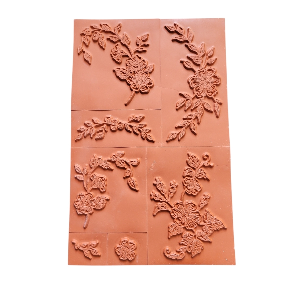 Stampin' Up! New In Box Definitely Decorative Toile Blossoms - Picture 3 of 5